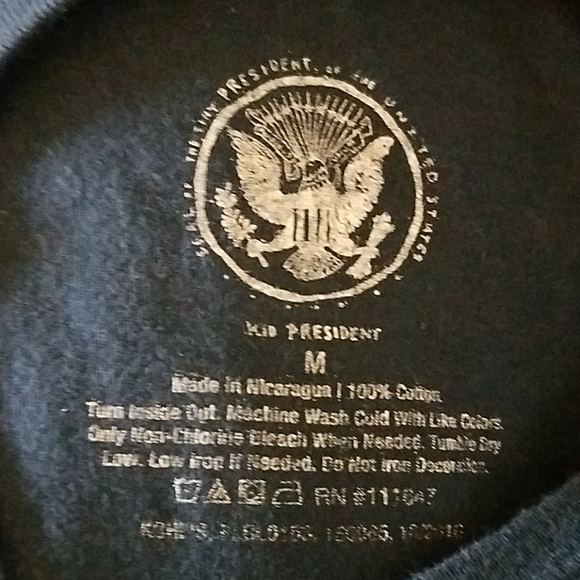 Kid President Child's Navy Short Sleeve Shirt. - Picture 3 of 4